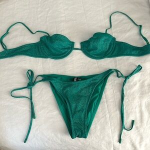 Triangl Swimsuit Mala - Jaded Sparkle